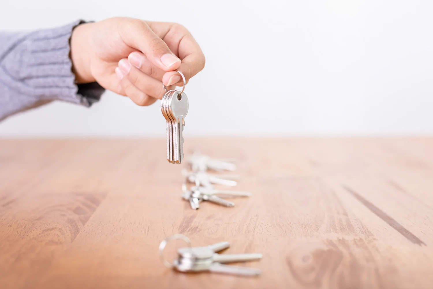 Entrega de llaves, venta rápida de piso